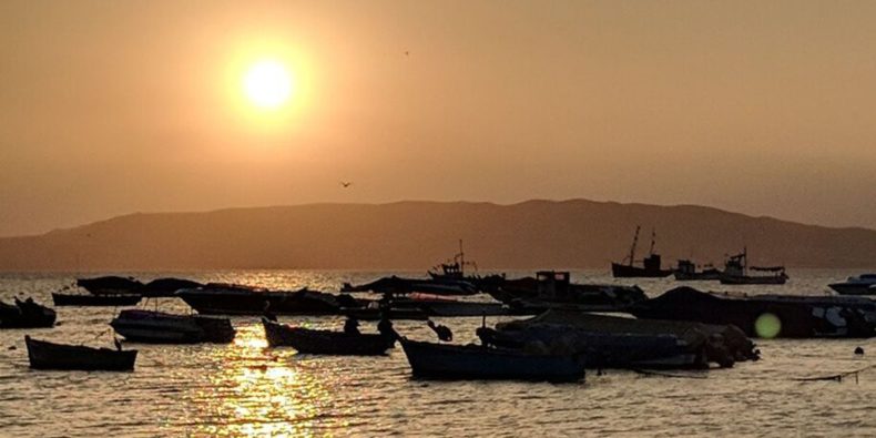 atardecer en Paracas - clima en Paracas