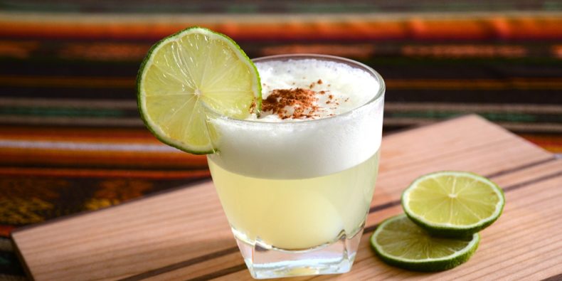 trago de pisco sour 