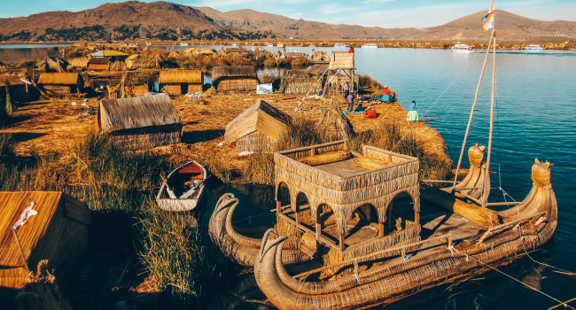 Floating Uros Islands - the uros islands