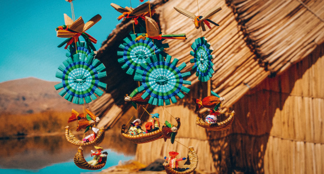 Floating Uros Islands - Boat