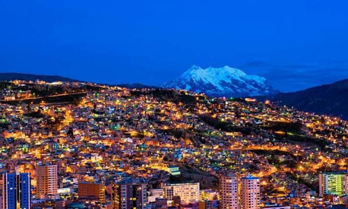 Fighting Altitude Sickness - View in Bolivia