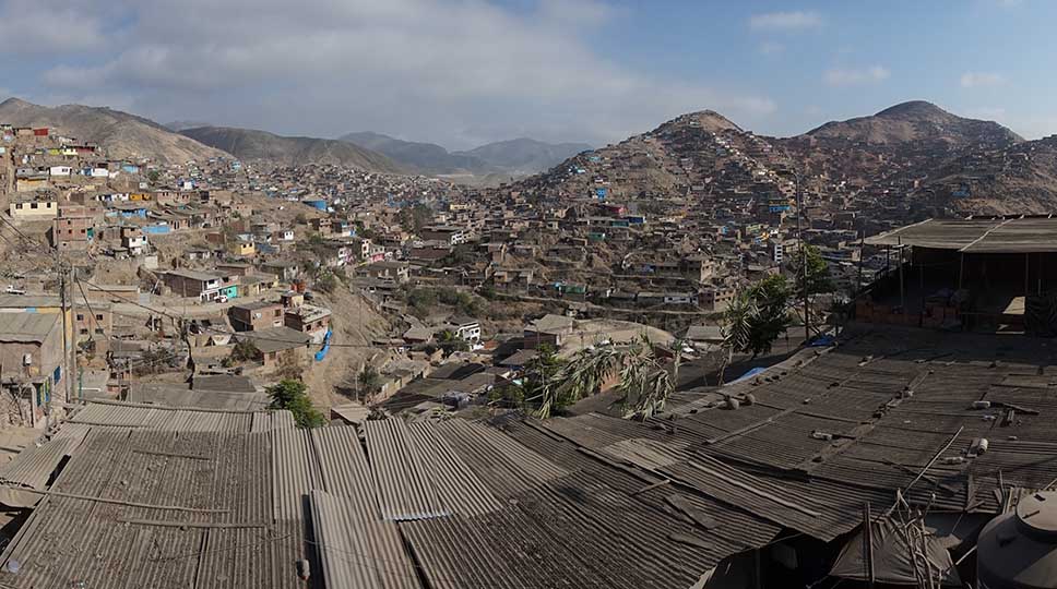 View of Villa Maria - Peru Hop Charity